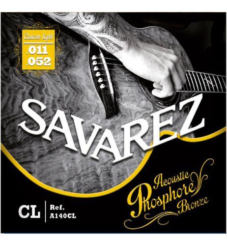 Savarez Cuerdas Guitarra Acústica 011-052 Phosphore Bronze-0