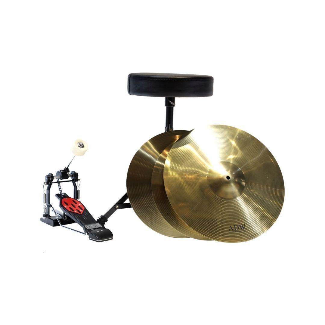 ADW Bateria Juno 5 Drum Set Wine Red-1