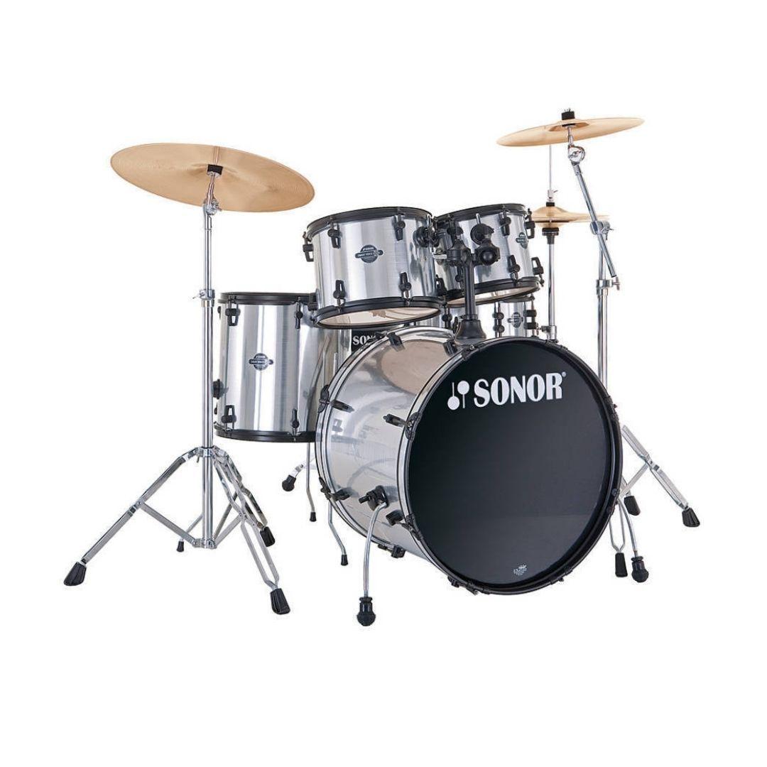 Sonor Bateria Smart Force Standard ,inc/hardw,Brushed Chrome-0