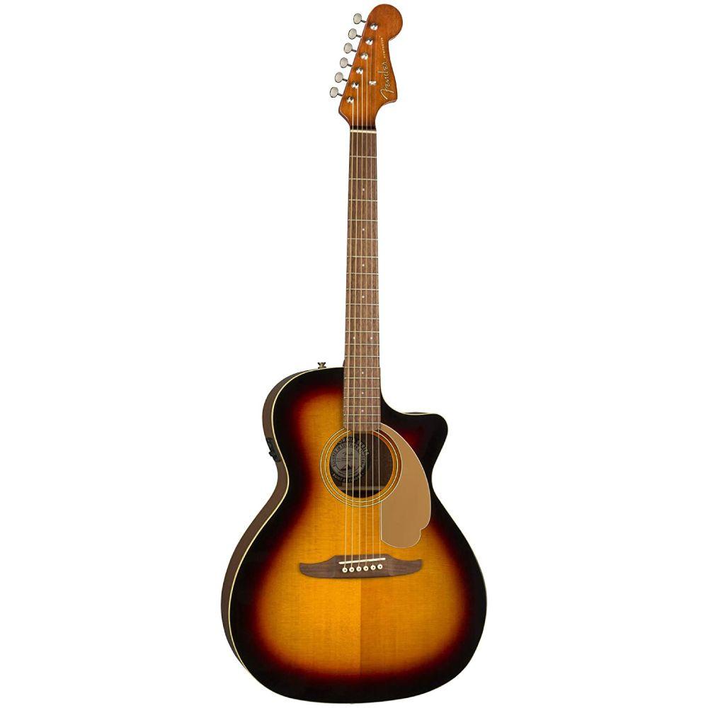 Fender Guitarra Electroacústica Newporter Player Sunburst-0