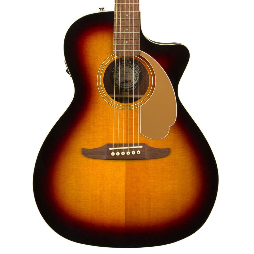Fender Guitarra Electroacústica Newporter Player Sunburst-1