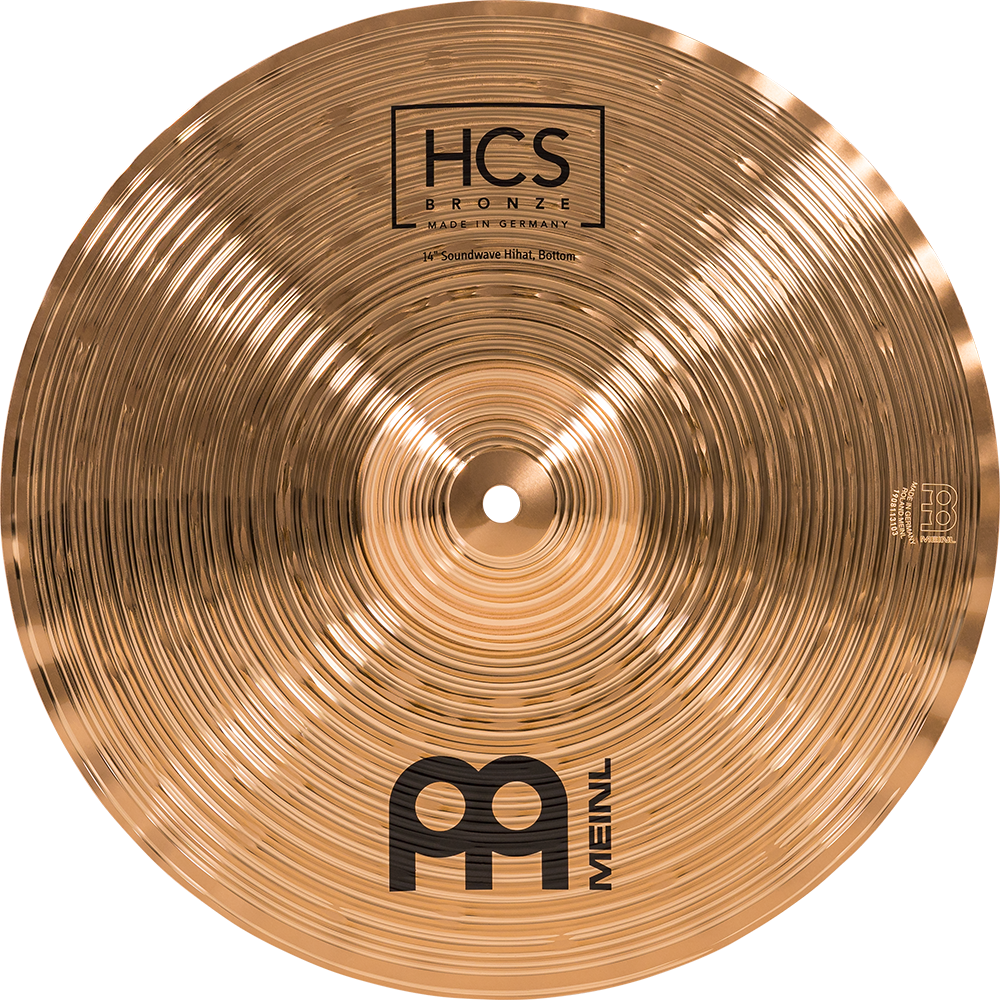 Meinl Platillo HCS Bronze Soundwave Hi-Hats 14"-7
