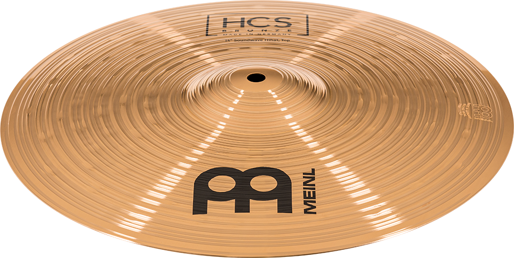 Meinl Platillo HCS Bronze Soundwave Hi-Hats 14"-9