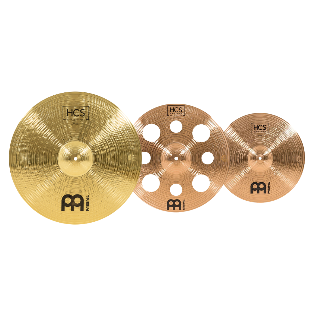 Meinl Set Platillo HCS Crash 14'' Trash Crash 16'' Ride 20''-0