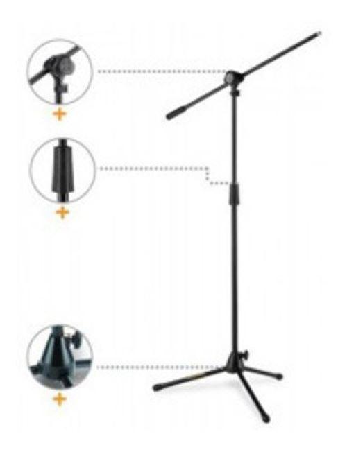 Quiklok Atril Micrófono Boom Negro-2