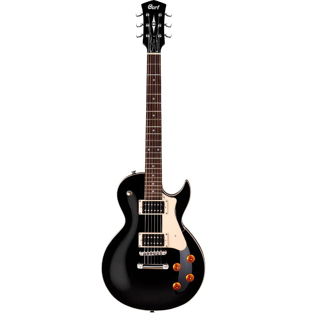 Cort Guitarra Eléctrica LP CR100 Negro-0