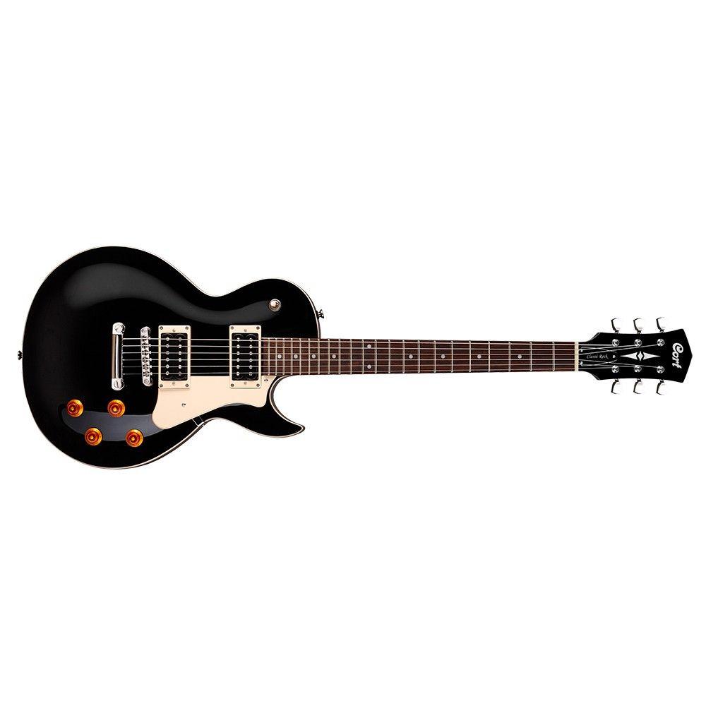 Cort Guitarra Eléctrica LP CR100 Negro-1