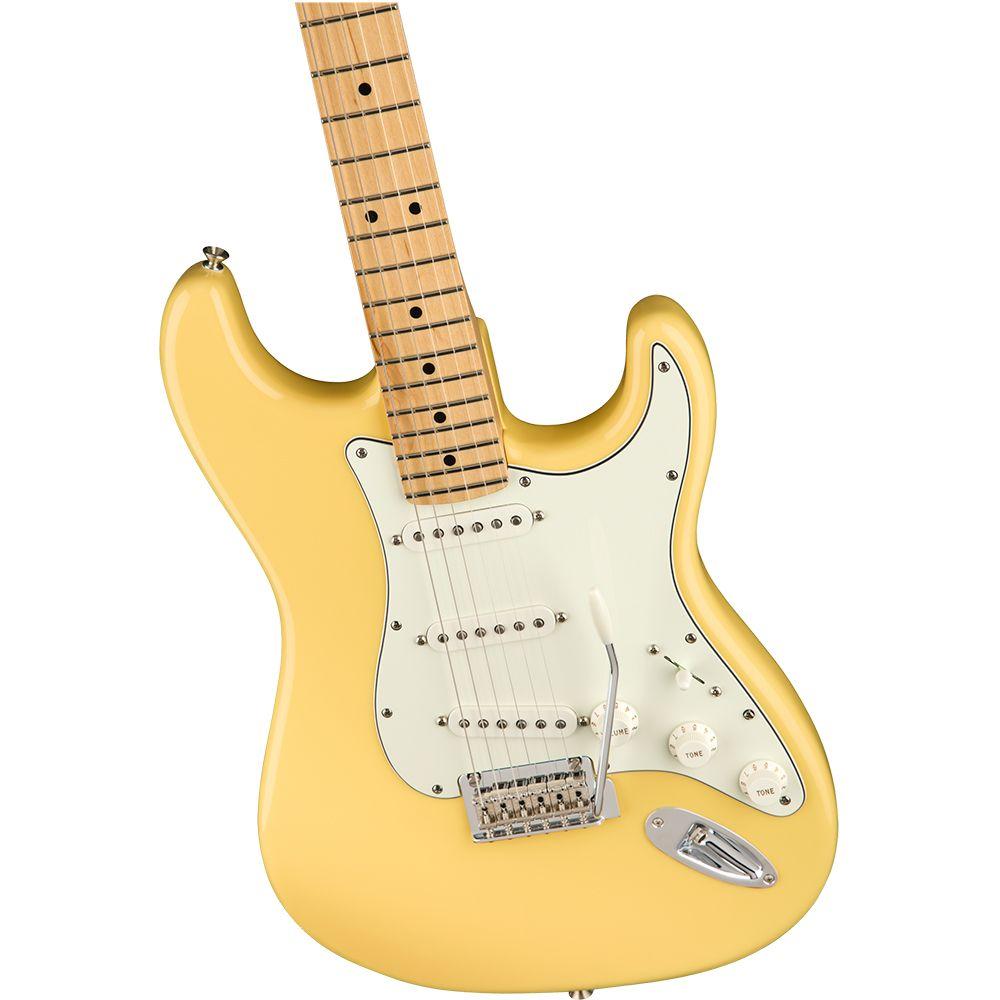 Fender Guitarra Eléctrica Player Strato Arce Buttercream-4