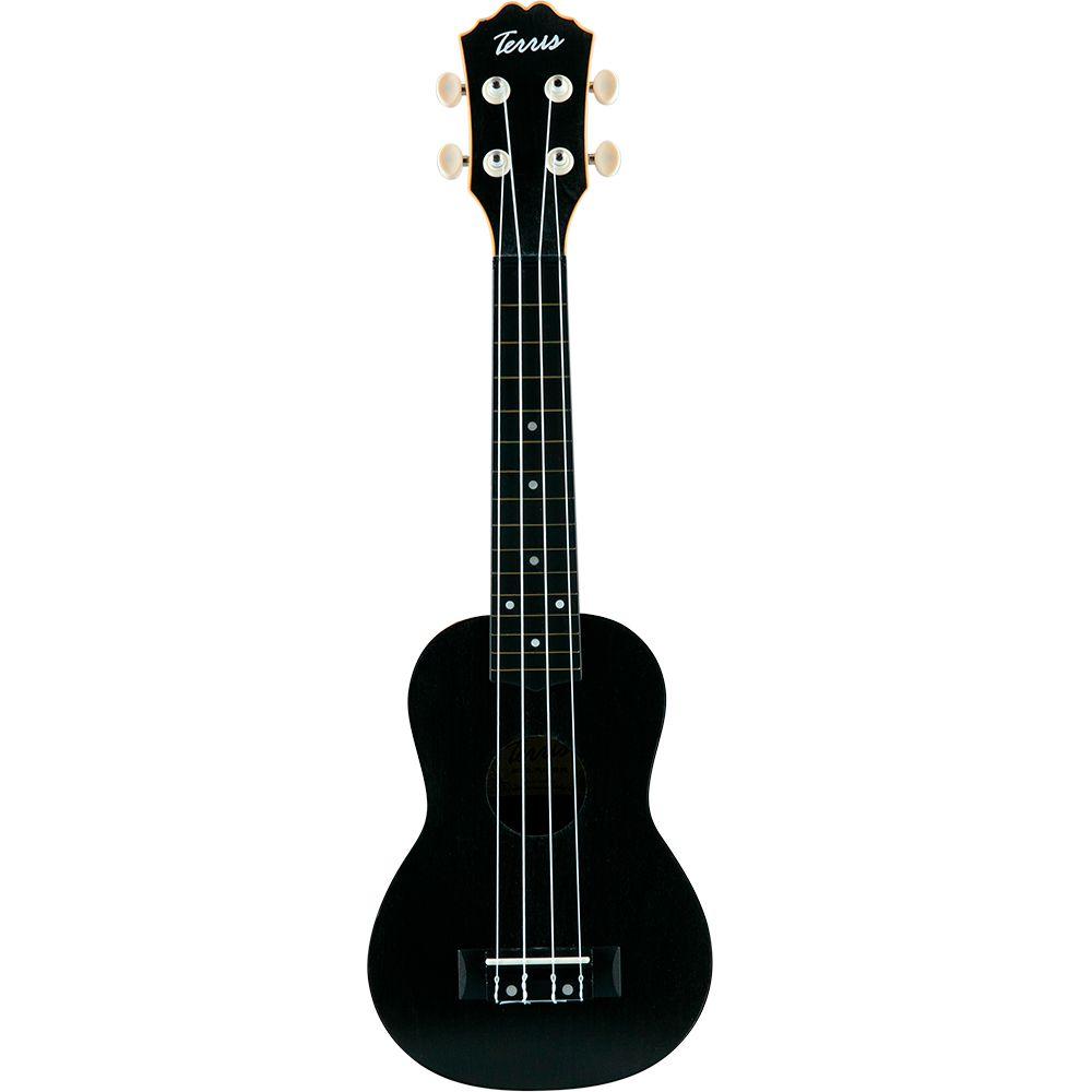 Flight Ukelele Soprano Terris Plus-50 Negro-0