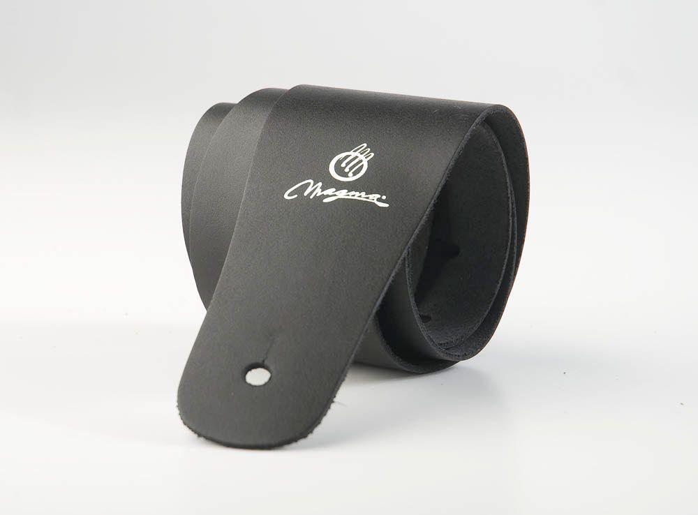 Magma Correa Guitarra Eléctrica Cuero Black Smooth-0