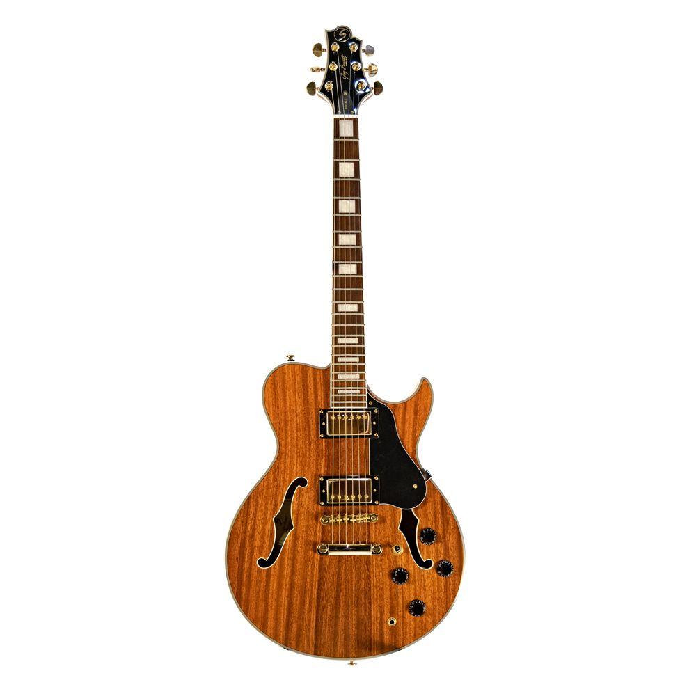 Greg Bennett Guitarra Eléctrica Royale RL-4 Ambar-0