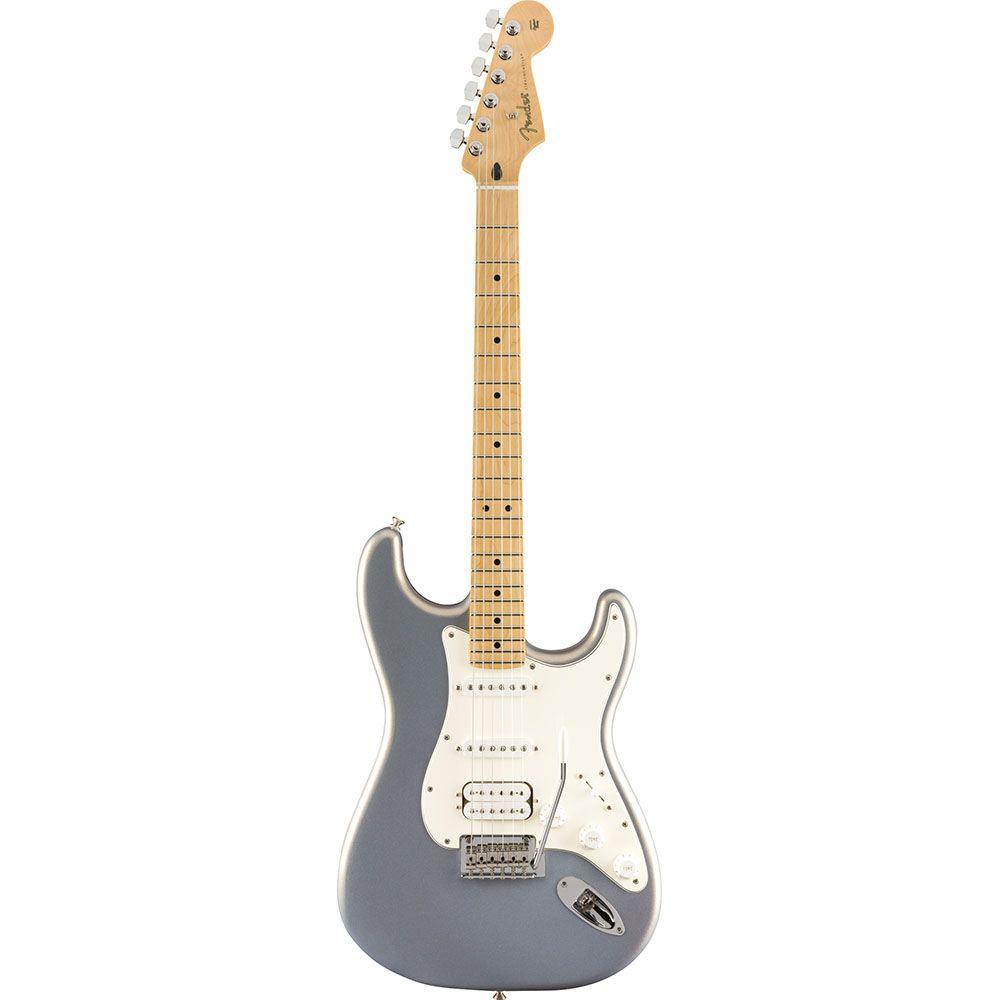 Fender Guitarra Eléctrica Strato Player HSS Silver-0