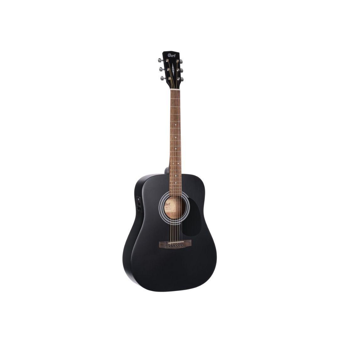CORT Guitarra Electroacústica Dreadnought Black Satin-0