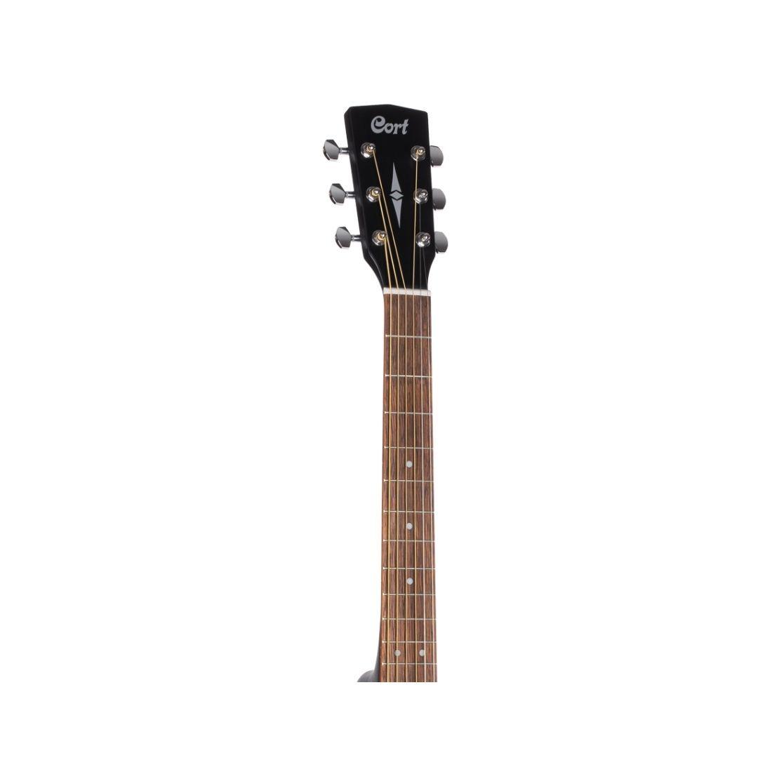 CORT Guitarra Electroacústica Dreadnought Black Satin-2