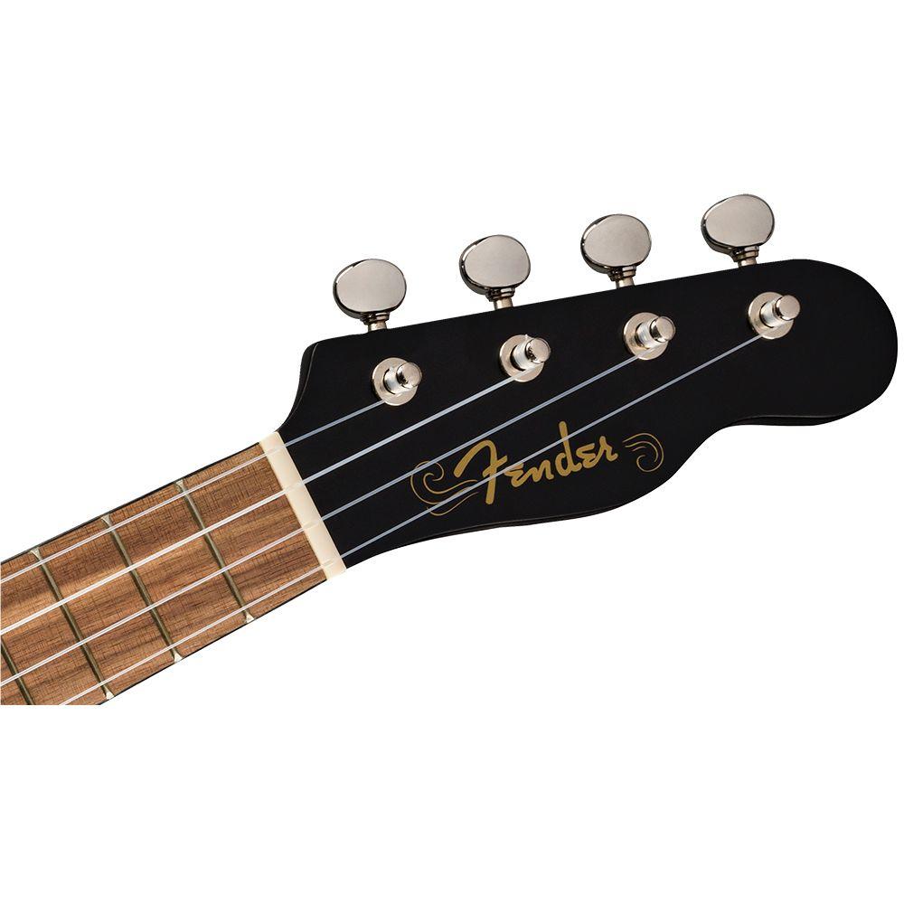 Fender Ukelele Soprano Venice Negro-3