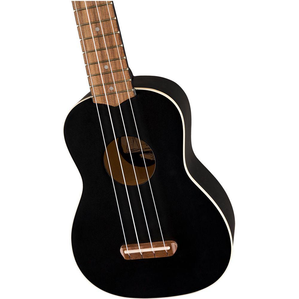 Fender Ukelele Soprano Venice Negro-5
