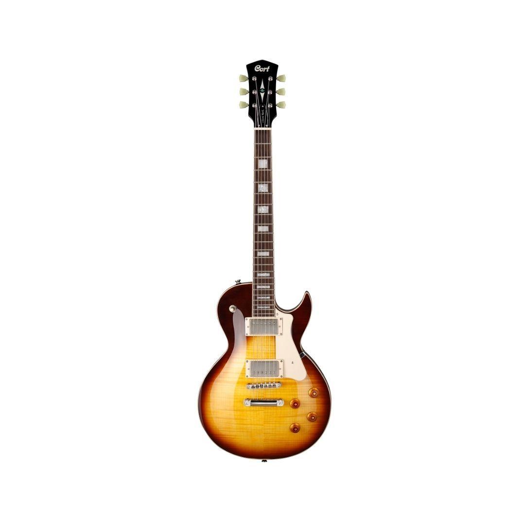 Cort Guitarra Eléctrica CR250-VB Les Paul HH Jatoba. Casa Amarilla