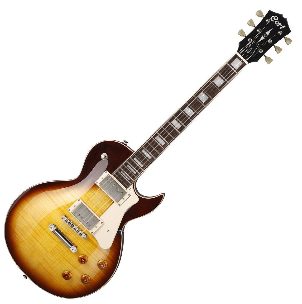 Cort Guitarra Eléctrica CR250-VB Les Paul HH Jatoba.-3