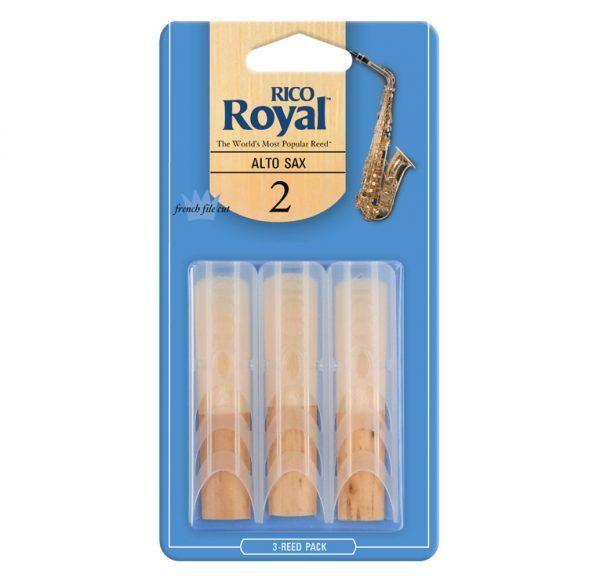 Rico Caña Saxo Alto Royal 2" Caja 3 Unidades-1