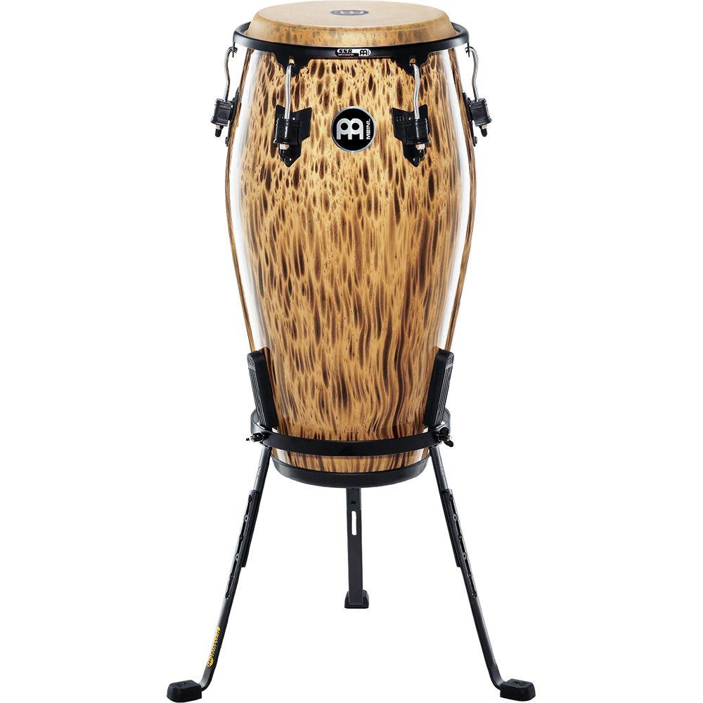 Meinl Conga Marathon 11 3/4", Hevea Brasil, leopard burl-0