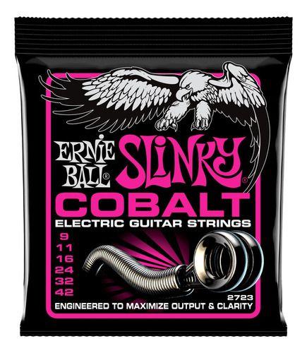 Ernie Ball Cuerdas Guitarra Eléctrica 009-042 Slinky Cobalt -0