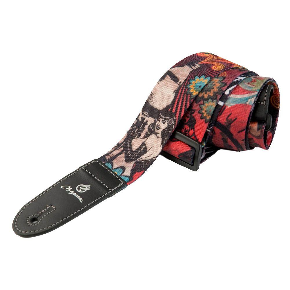 Magma Correa Guitarra Eléctrica Diseño Retro-0