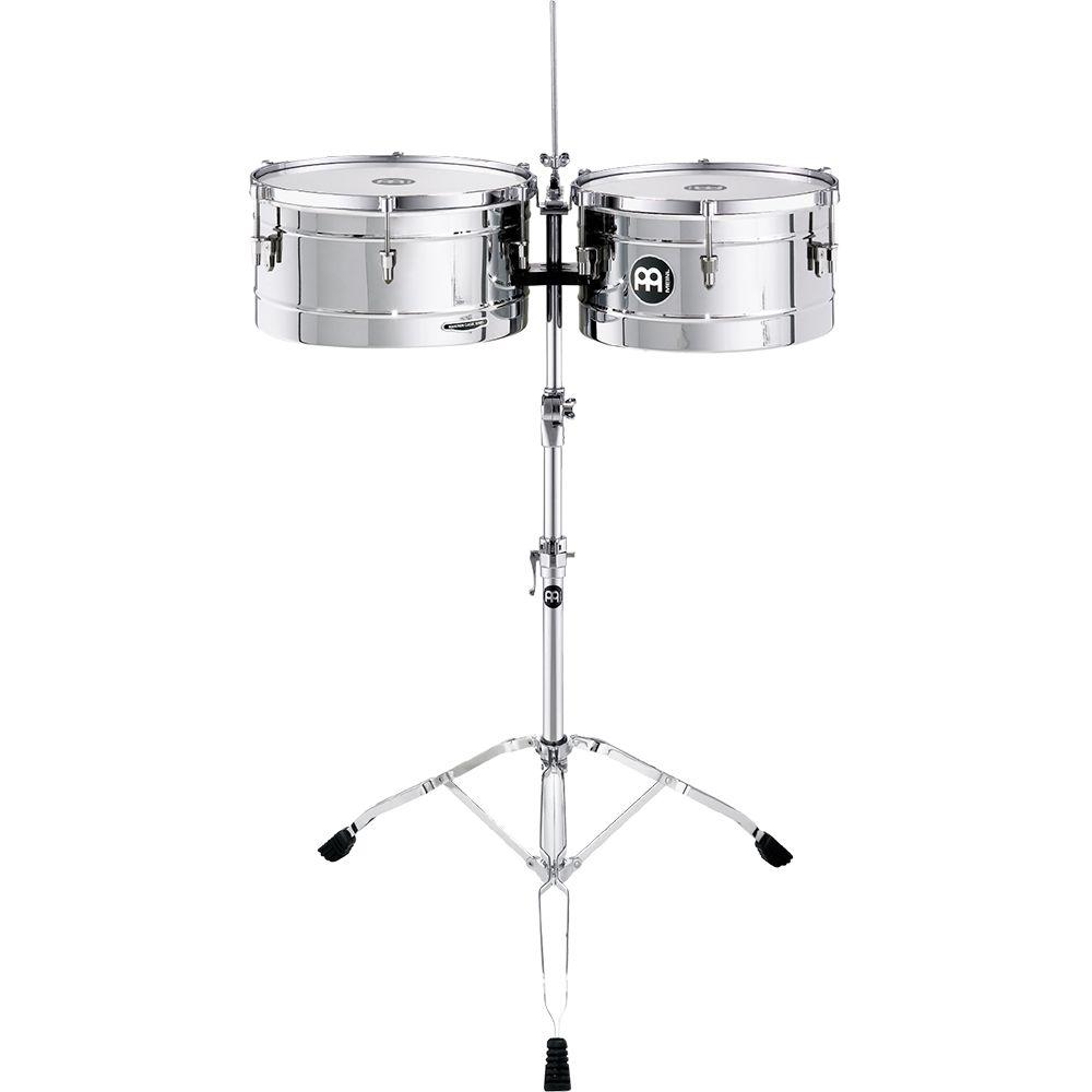 Meinl Timbales Marathon 14"x 15" Acero Chrome-0