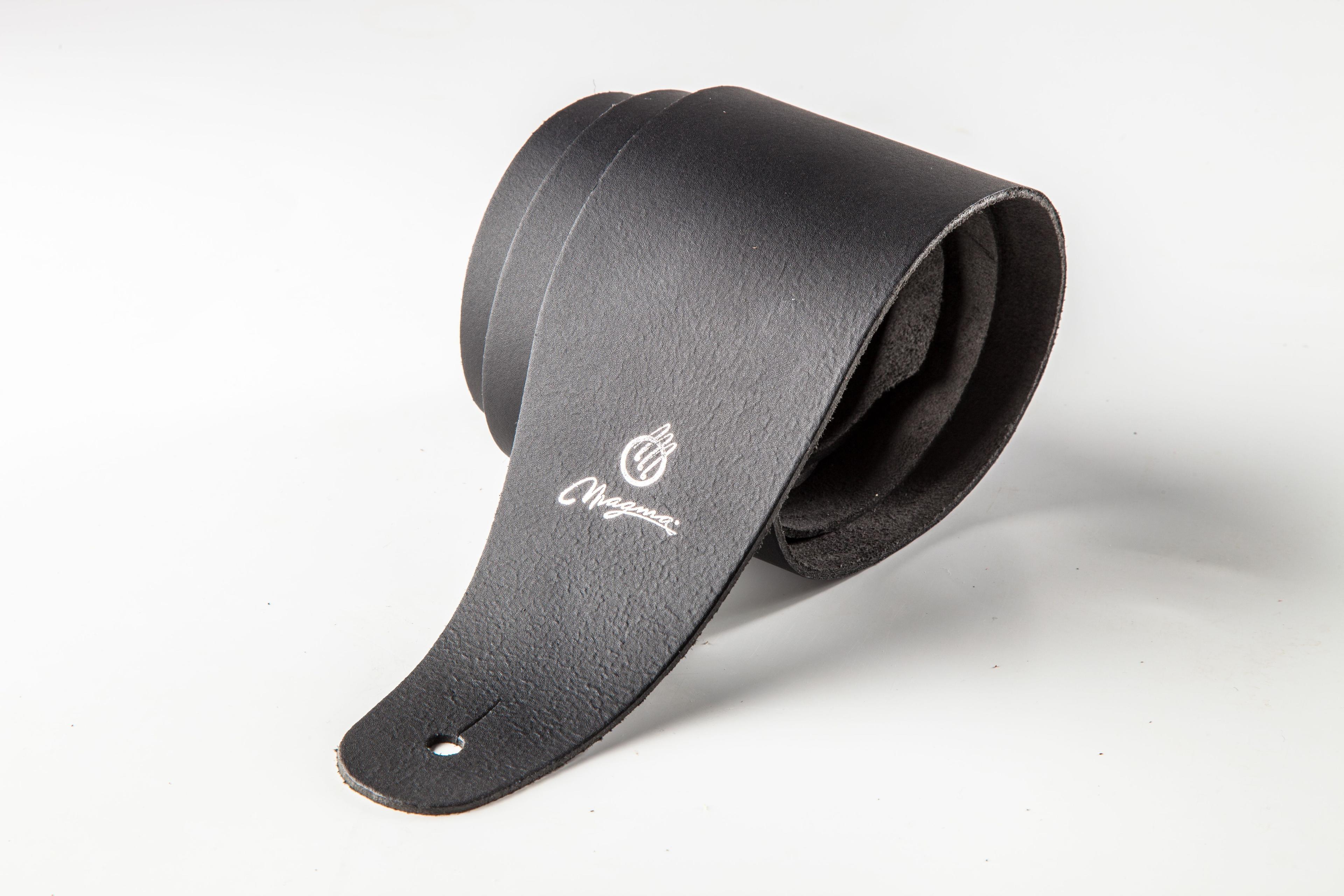 Magma  Correa Bajo Cuero diseño Black Smooth-1