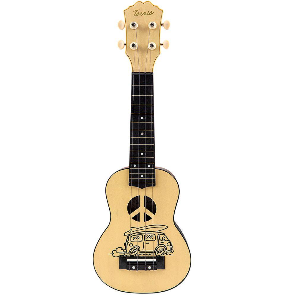 Flight Ukelele Soprano Terris PLUS Diseño Bus-0
