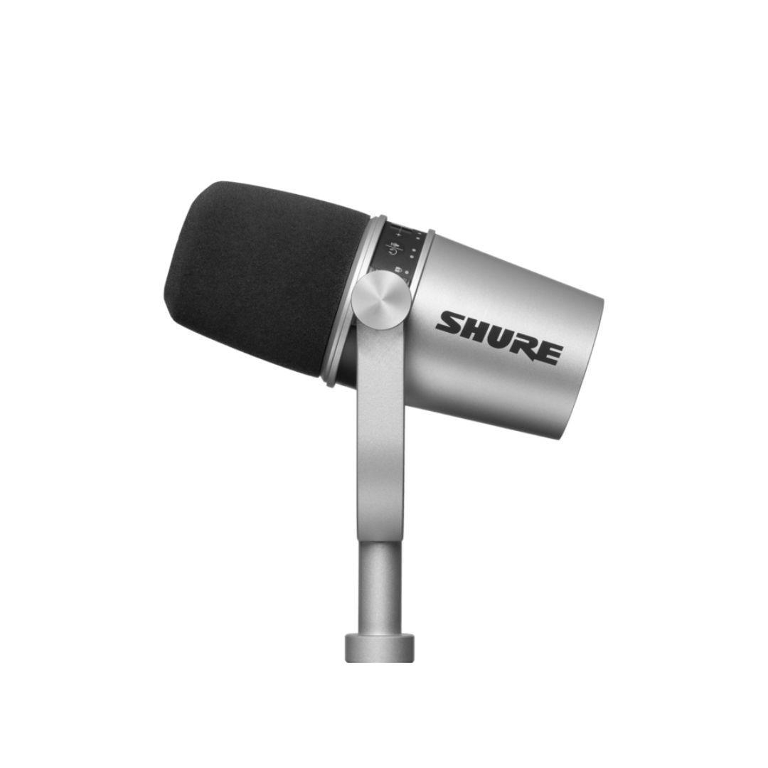 Shure Micrófono Dinámico Podcasting MV7-S-0