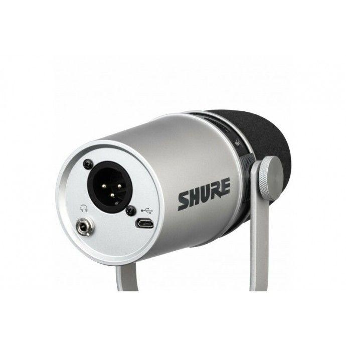 Shure Micrófono Dinámico Podcasting MV7-S-6