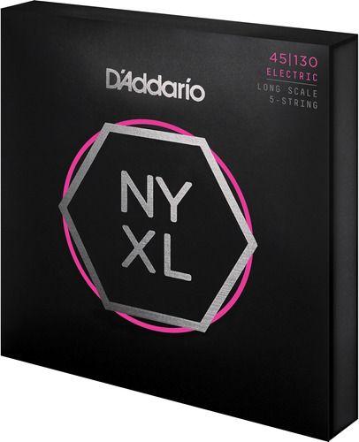 Daddario Cuerdas Bajo Nyxl 45-130 Long Scale 5-str-2