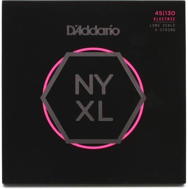 Daddario Cuerdas Bajo Nyxl 45-130 Long Scale 5-str-3