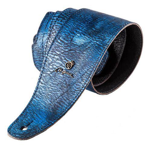 Magma Correa Guitarra Eléctrica Cuero Light Blue-0