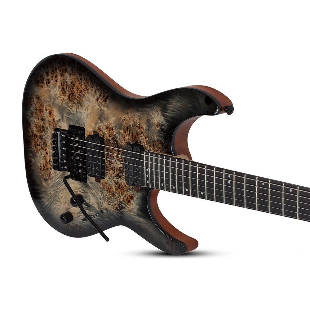 Schecter Guitarra Eléctrica C-6 Pro Charcoalburst-4