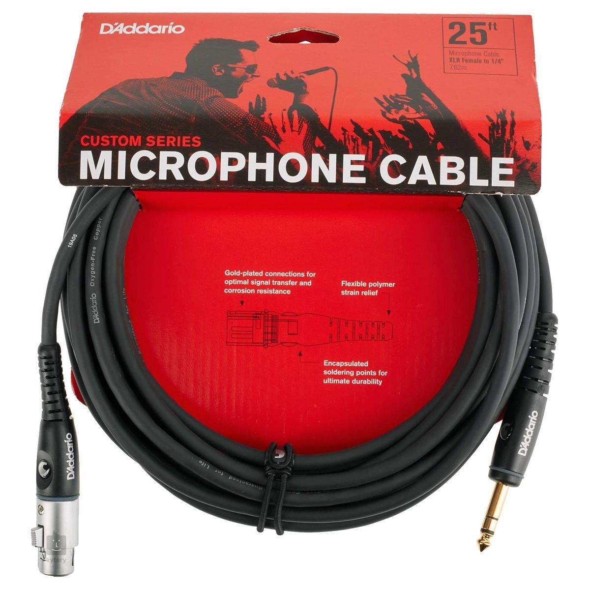 Planet Waves Cable Micrófono Custom Series XLR/Plug 7.62 Mt-1