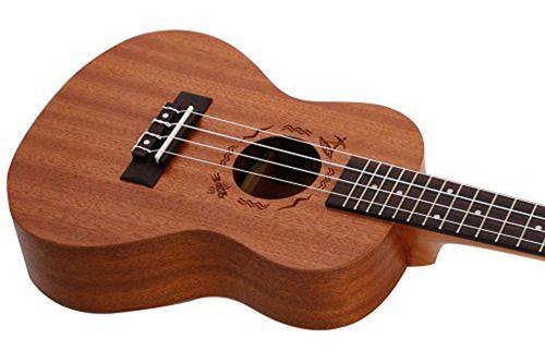 Flight Ukelele Concierto Natural con Funda/Afinador-2