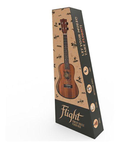 Flight Ukelele Concierto Natural con Funda/Afinador-5