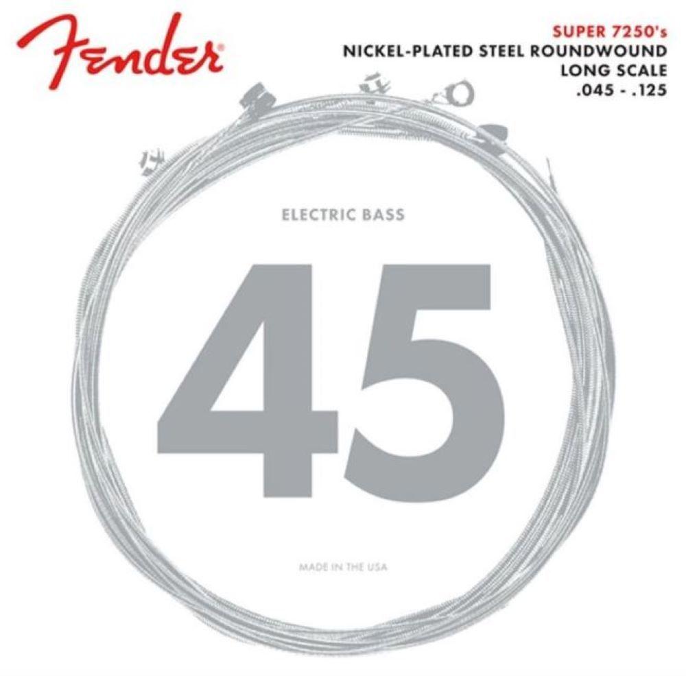 Fender Cuerdas Bajo 7250's Acero-Níquel 5 Cuerdas-0