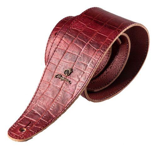 Magma Correa Cuero Cocodrilo Color Red-0