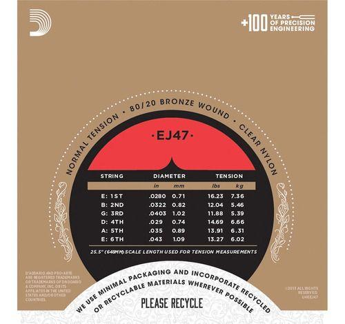 Daddario Cuerdas Guitarra Clásica Bronce Normal-2