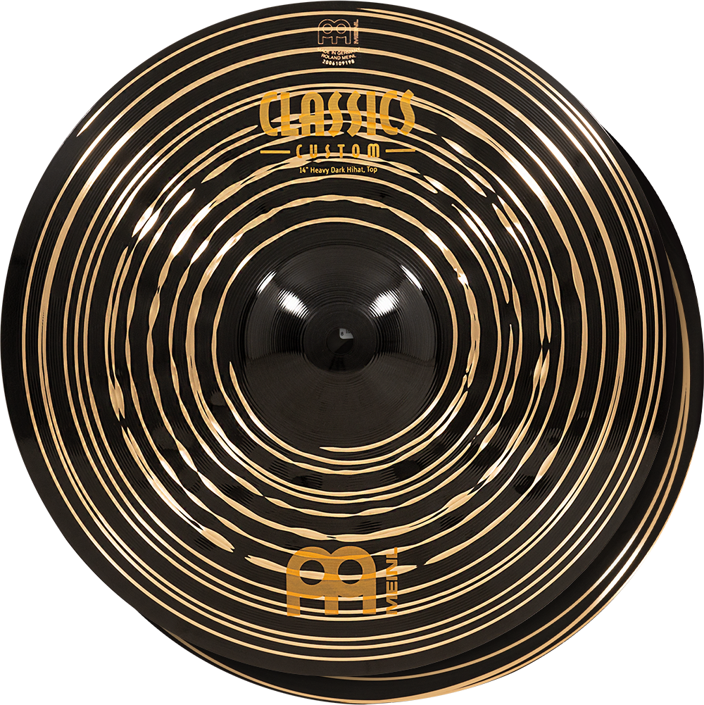 Meinl Platillo Classic Custom Dark Heavy Hi-Hats 14''-9