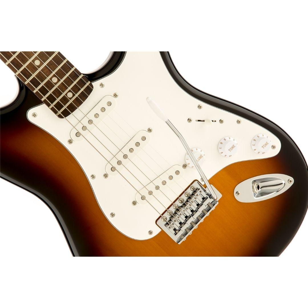 Squier Guitarra Eléctrica Strato Affinity Brown Sunburst-3