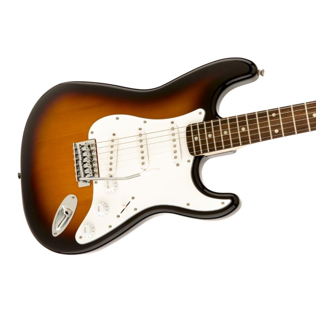 Squier Guitarra Eléctrica Strato Affinity Brown Sunburst-9