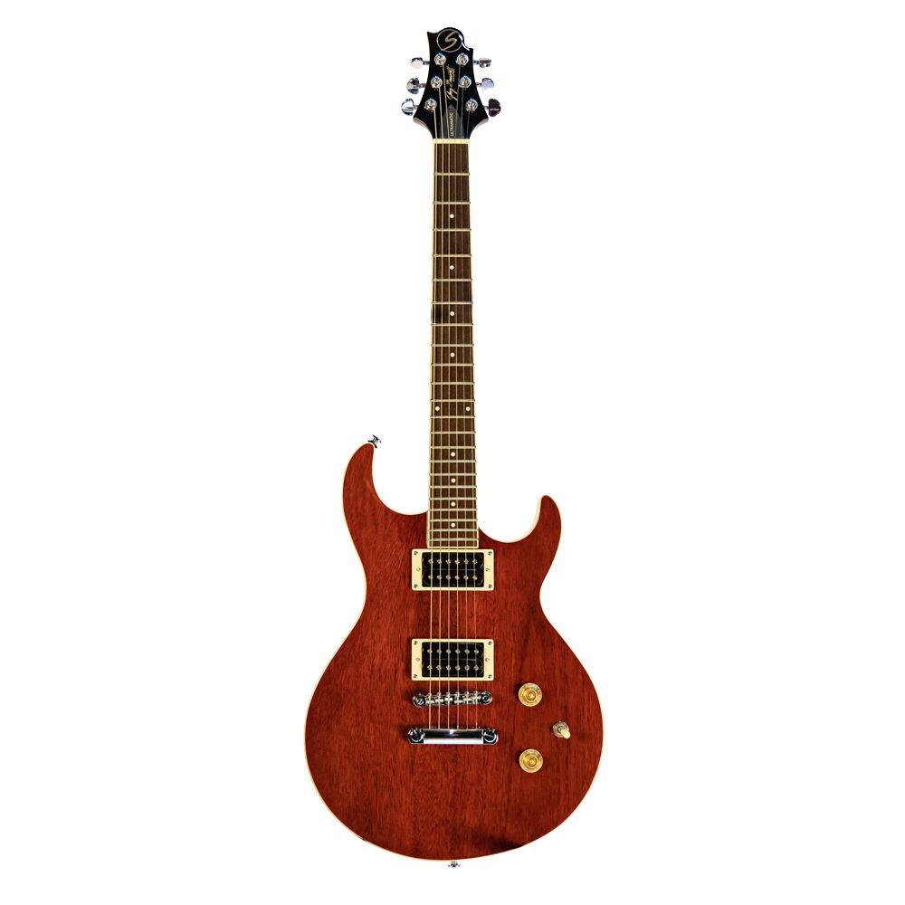 Greg Bennett Guitarra Eléctrica Ultramatic Chestnut Sunburst-0