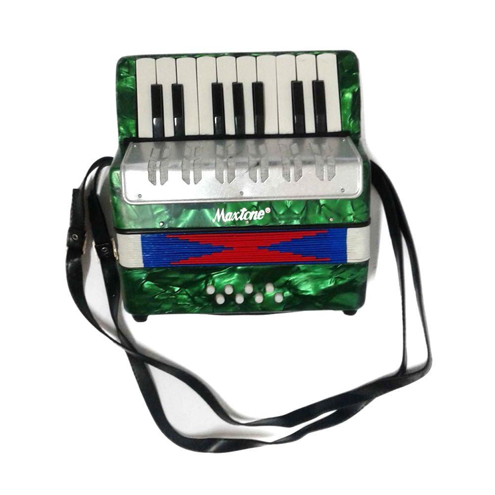 Maxtone Acordeon TFLC-104 8 Bajos verde-1