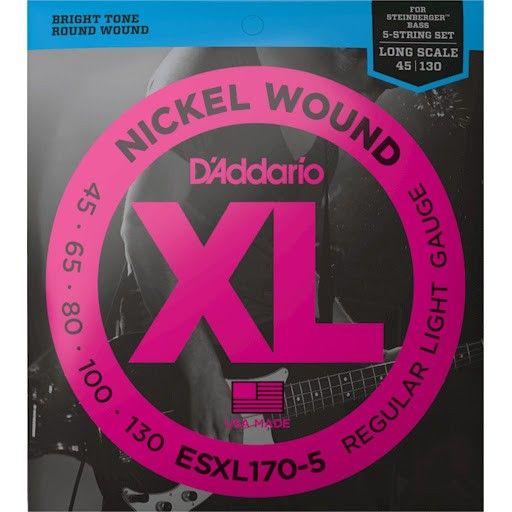 Daddario Cuerdas Bajo 5 Cuerdas 45-130-4