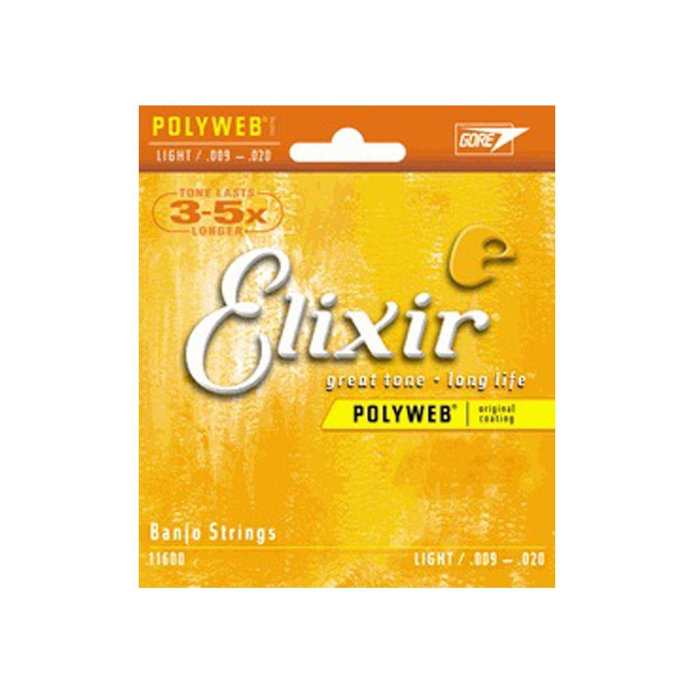 Elixir Cuerdas Banjo PolyWeb Acero-Níquel-0