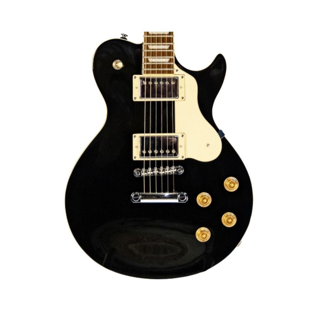 Greg Bennett Guitarra Eléctrica Avion AV-3 Black Casa Amarilla