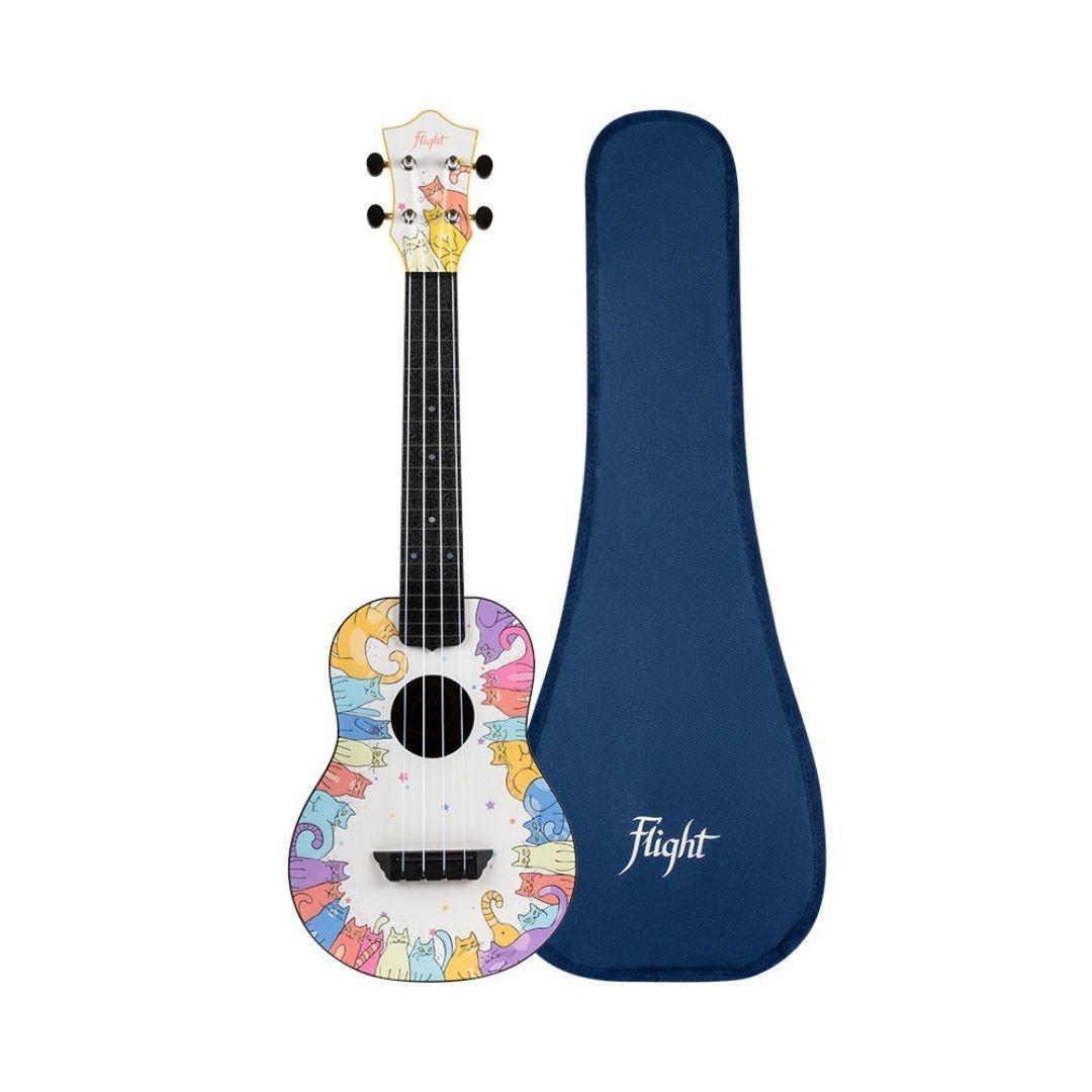 Flight Ukelele Concierto TUC KITTY-0